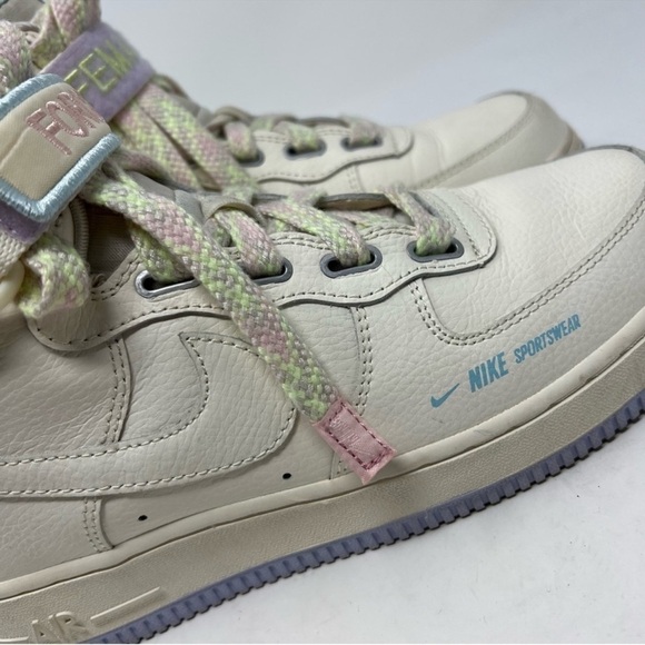 Nike Air Force 1 High Utility “Force is Female” Sail Lavender Mist 6.5 - Picture 10 of 10